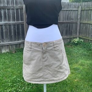 BCBGenerations Khaki Utility Skirt